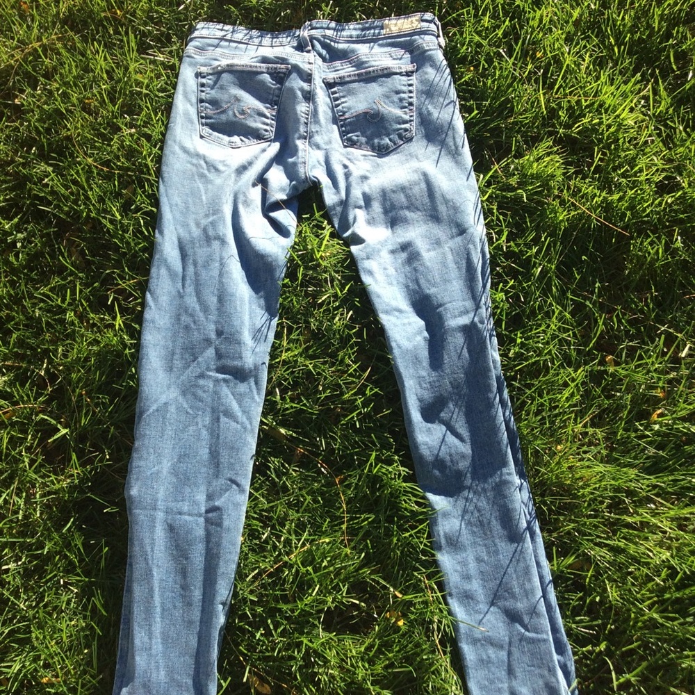 AG Super Skinny Leggings Ripped Jeans - Picture 6 of 8
